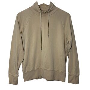 Lauren Ralph Lauren LRL Sweater Pullover Women's Medium Cream Black Label Preppy